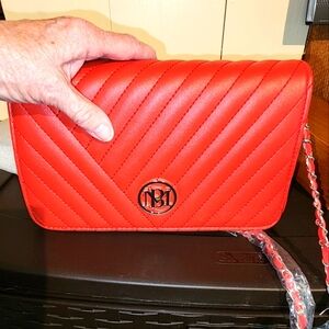 Bangles Mishka Red Crossbody Purse